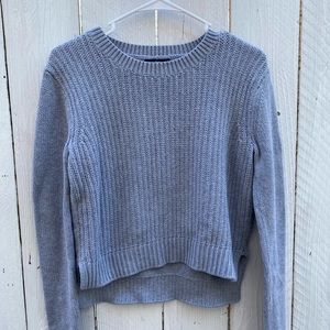 GREY KNITTED SWEATER